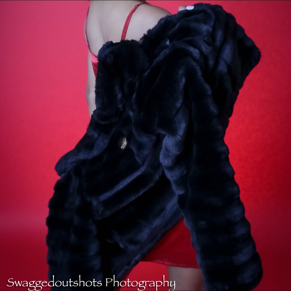 Black baby phat fur
